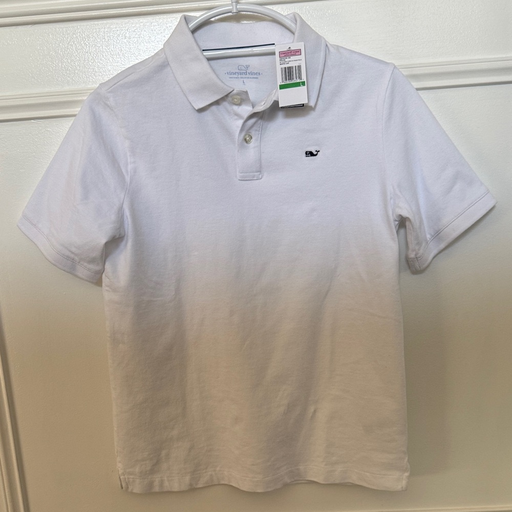 Vineyard Vines Kids Classic White Polo